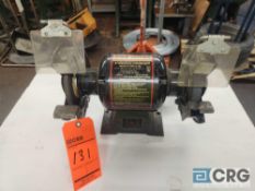 Electric D.E. bench grinder