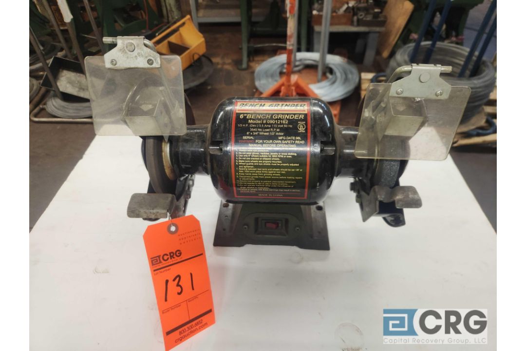 Electric D.E. bench grinder - Image 1 of 2