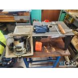 Craftsman Bench Top Router Table and Router