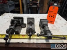Assorted steel machinist vises