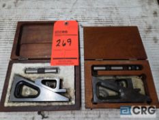 Assorted planer and shaper gauges