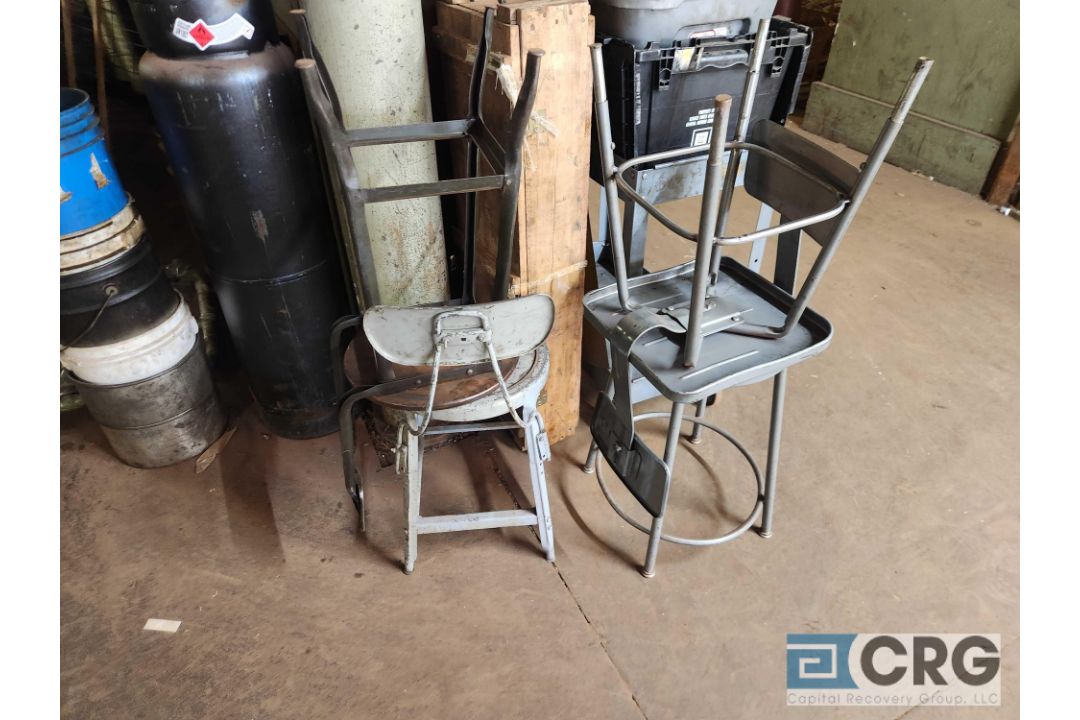 Asst metal shop chairs - Image 2 of 2