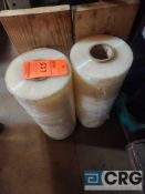 Asst rolls plastic stretch wrap