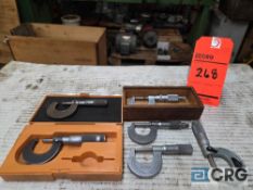 Assorted 0-1 inch micrometers
