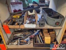 Assorted brushes/metal files/parts