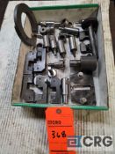 Asst Roper Whitney tool holders and table stops