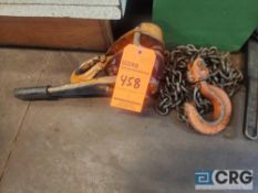 US Monorail manual ratchet lever chain hoist
