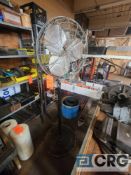 24 inch diameter pedestal shop fan