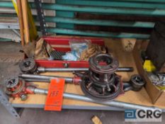 Assorted Ridgid manual pipe threaders