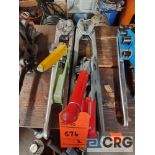 Sets of ratchets and banding crimp tools