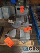 Assorted heavy duty bench top vises