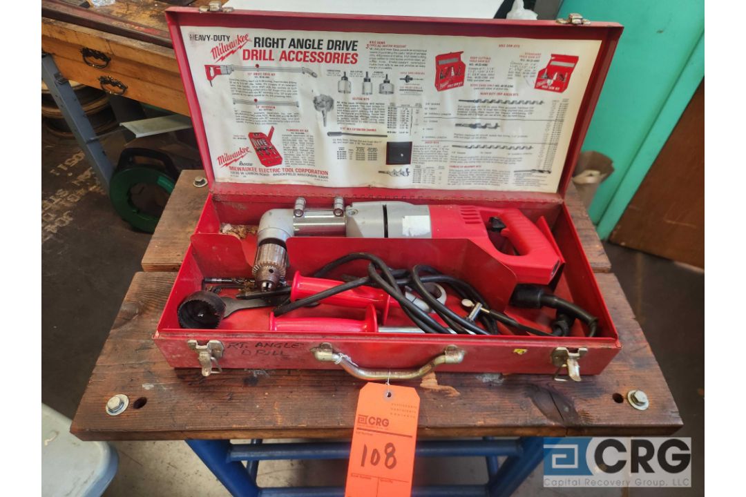 Milwaukee 1107-1 Right Angle 1/2 Incvh Drill - Image 1 of 2