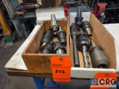 Assorted CAT 40 tool holders