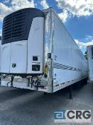 2014 Utility 53' Refrigerated trailer with Carrier 6600MT multi temp Engine hours read, Aluminum