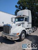 2014 Peterbilt 386 T/A Day Cab, Paccar Engine MX-13 430 H.P., Odometer reading (miles) 522933, Eaton