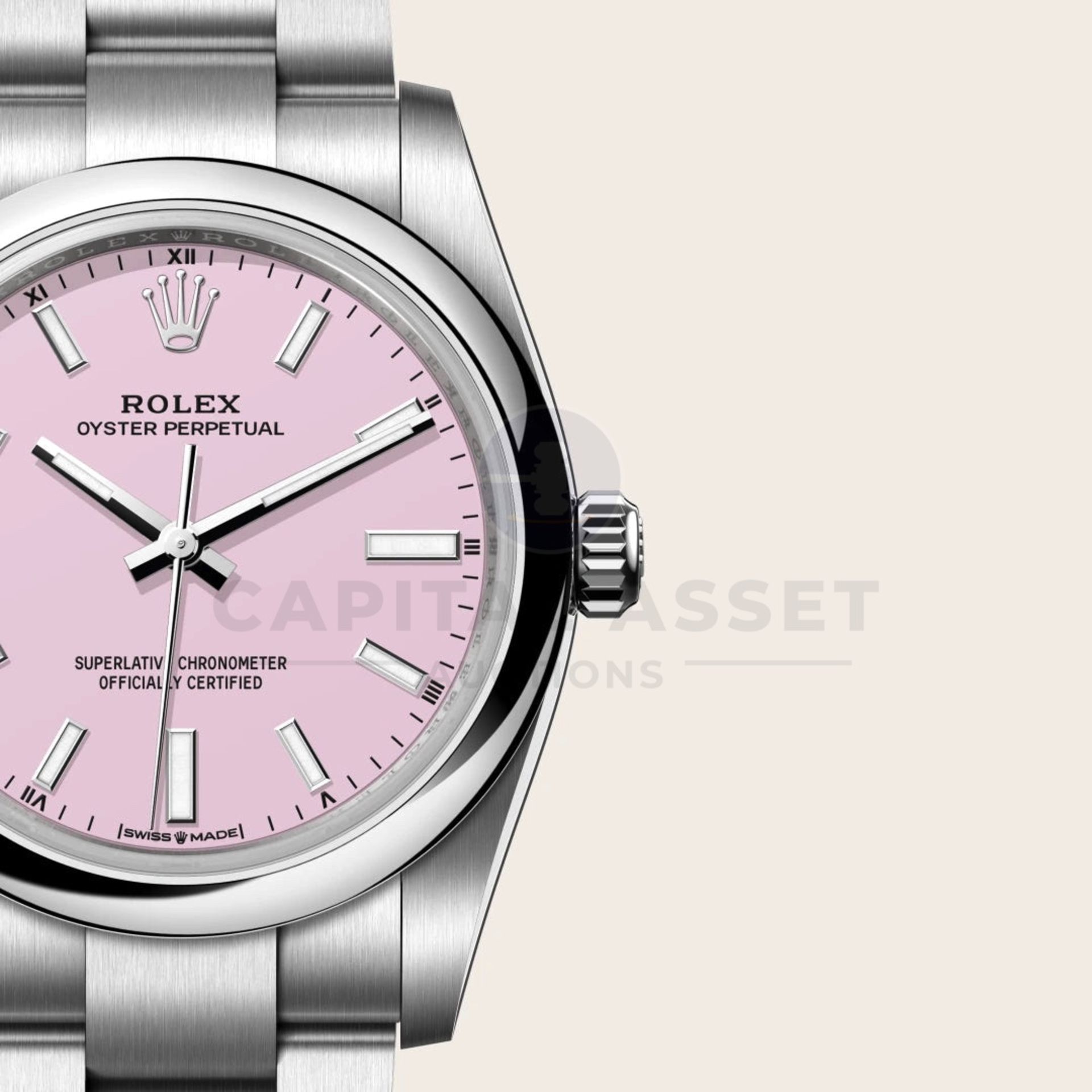 ROLEX OYSTER PERPETUAL *NOVEMBER 2025 - ALL NEW / UNWORN* CANDY PINK DIAL - OYSTER STEEL *WOW* - Image 3 of 28