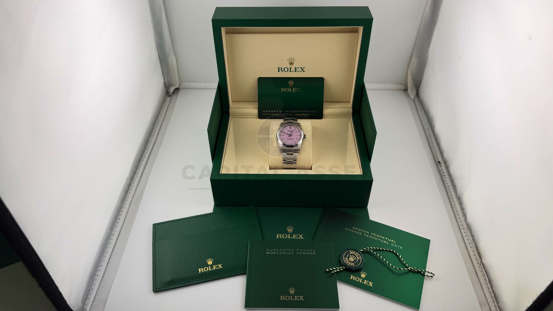 ROLEX OYSTER PERPETUAL *NOVEMBER 2025 - ALL NEW / UNWORN* CANDY PINK DIAL - OYSTER STEEL *WOW* - Image 11 of 28