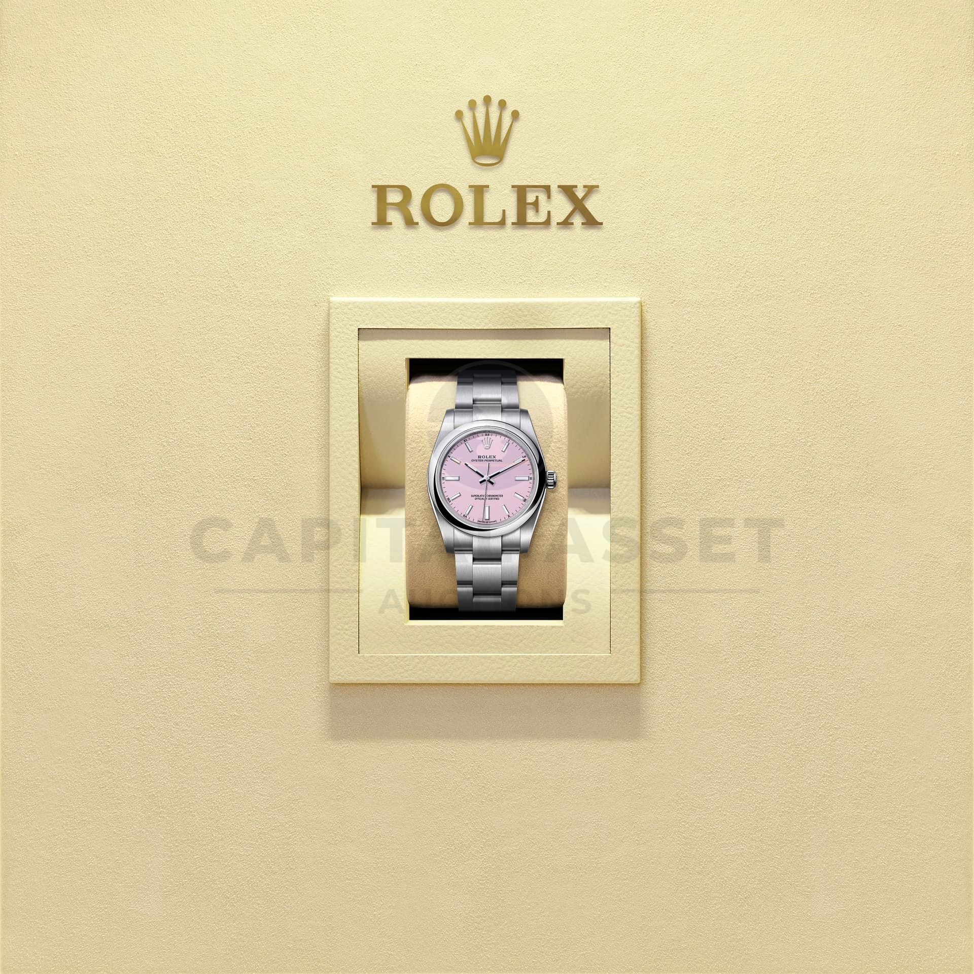 ROLEX OYSTER PERPETUAL *NOVEMBER 2025 - ALL NEW / UNWORN* CANDY PINK DIAL - OYSTER STEEL *WOW* - Image 6 of 28