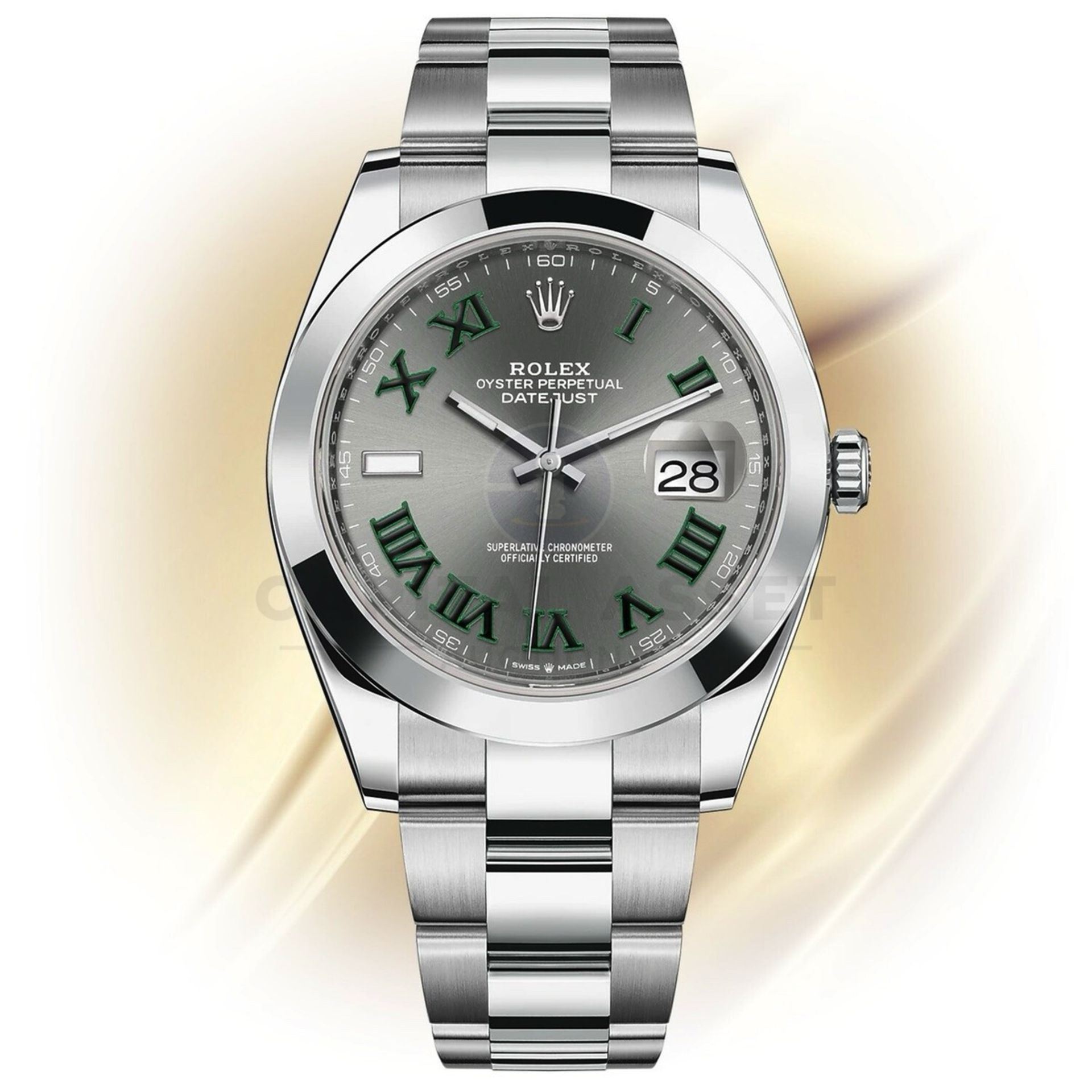 ON SALE ROLEX DATEJUST *WIMBLEDON* (JULY 2025 - NEW & UNWORN) 41MM OYSTER STEEL *GREAT INVESTMENT* - Image 2 of 29