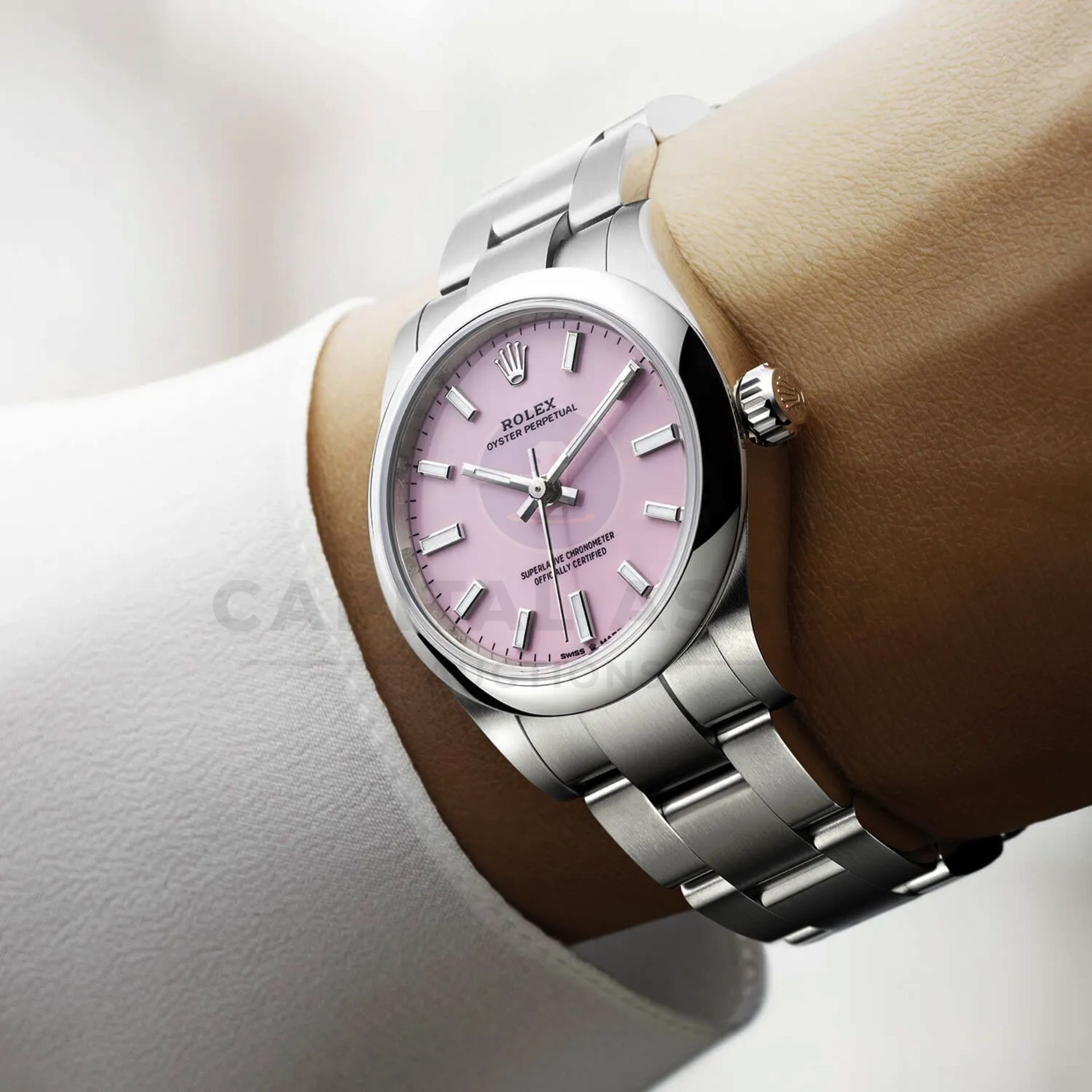 ROLEX OYSTER PERPETUAL *NOVEMBER 2025 - ALL NEW / UNWORN* CANDY PINK DIAL - OYSTER STEEL *WOW* - Image 4 of 28