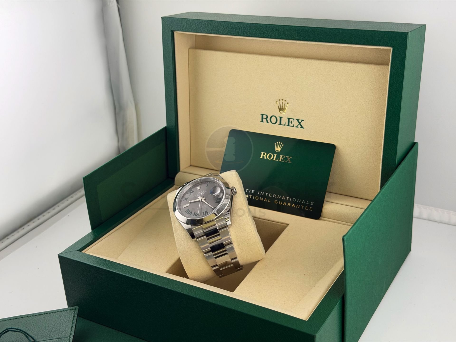 ON SALE ROLEX DATEJUST *WIMBLEDON* (JULY 2025 - NEW & UNWORN) 41MM OYSTER STEEL *GREAT INVESTMENT* - Image 19 of 29