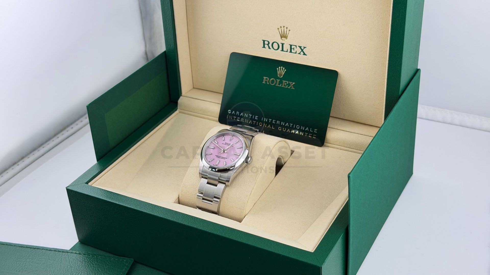 ROLEX OYSTER PERPETUAL *NOVEMBER 2025 - ALL NEW / UNWORN* CANDY PINK DIAL - OYSTER STEEL *WOW* - Image 16 of 28