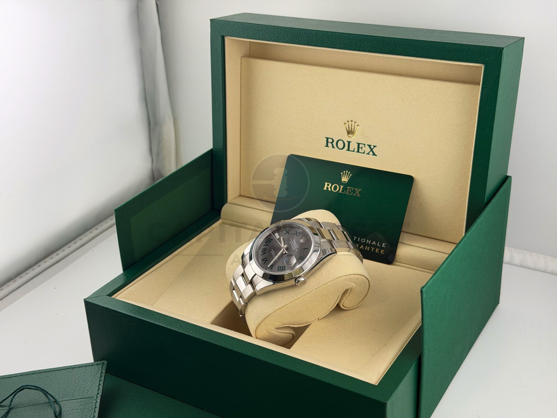 ON SALE ROLEX DATEJUST *WIMBLEDON* (JULY 2025 - NEW & UNWORN) 41MM OYSTER STEEL *GREAT INVESTMENT* - Image 22 of 29