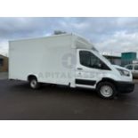 "ON SALE" FORD TRANSIT *LWB - LOW LOADER / LUTON BOX VAN* (2023 - EURO 6) *ONLY 59K MILES*