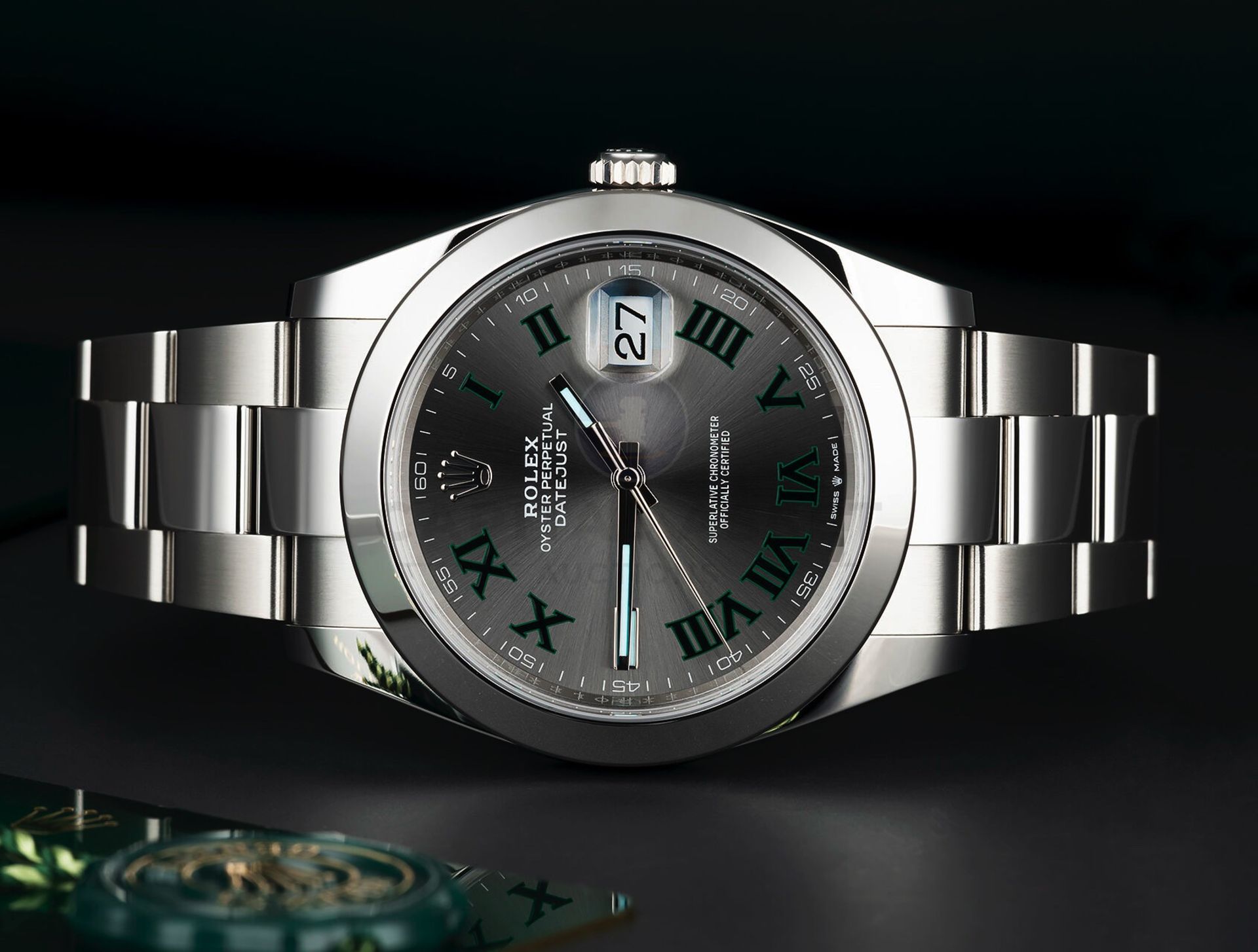 ON SALE ROLEX DATEJUST *WIMBLEDON* (JULY 2025 - NEW & UNWORN) 41MM OYSTER STEEL *GREAT INVESTMENT* - Image 5 of 29