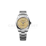 ROLEX OYSTER PERPETUAL *BEIGE DIAL* (NOVEMBER 2025 - NEW & UNWORN) 41MM OYSTER STEEL *WOW* (NO VAT)