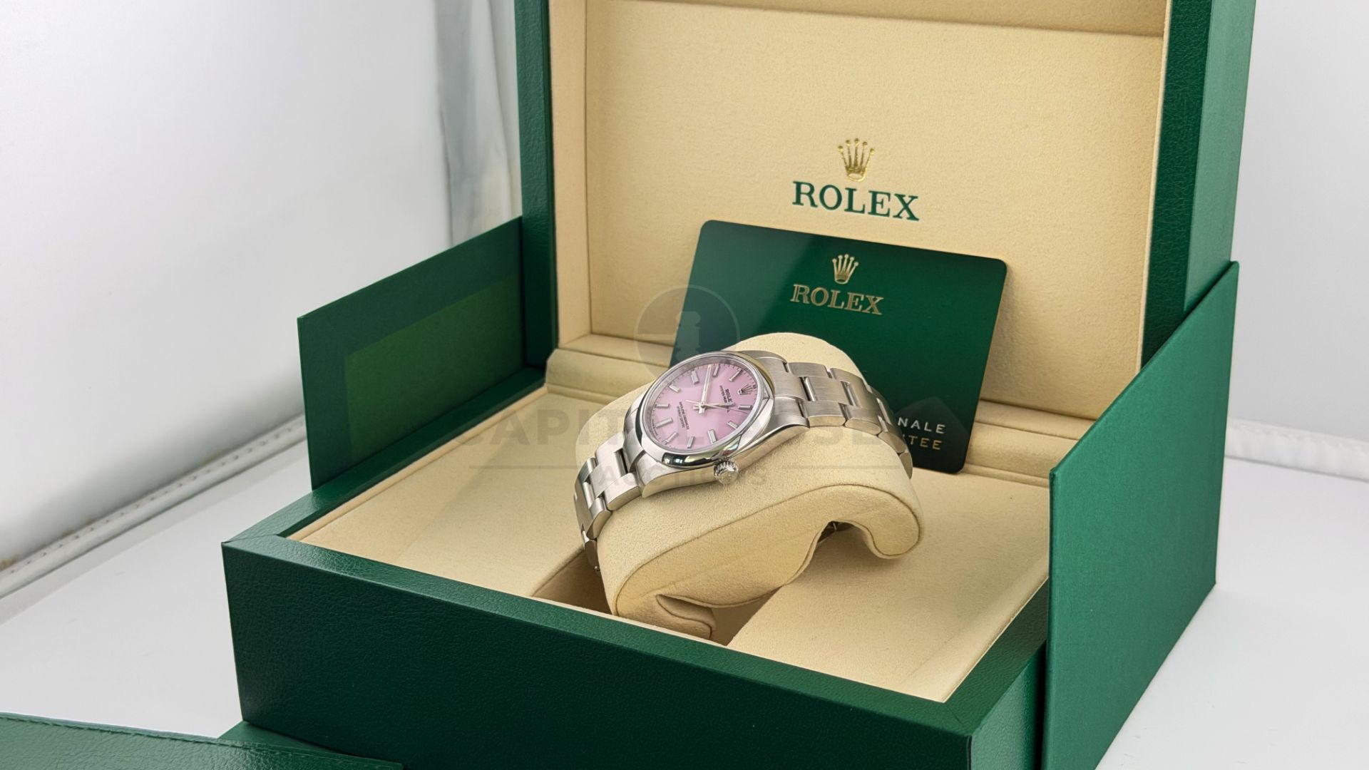 ROLEX OYSTER PERPETUAL *NOVEMBER 2025 - ALL NEW / UNWORN* CANDY PINK DIAL - OYSTER STEEL *WOW* - Image 22 of 28