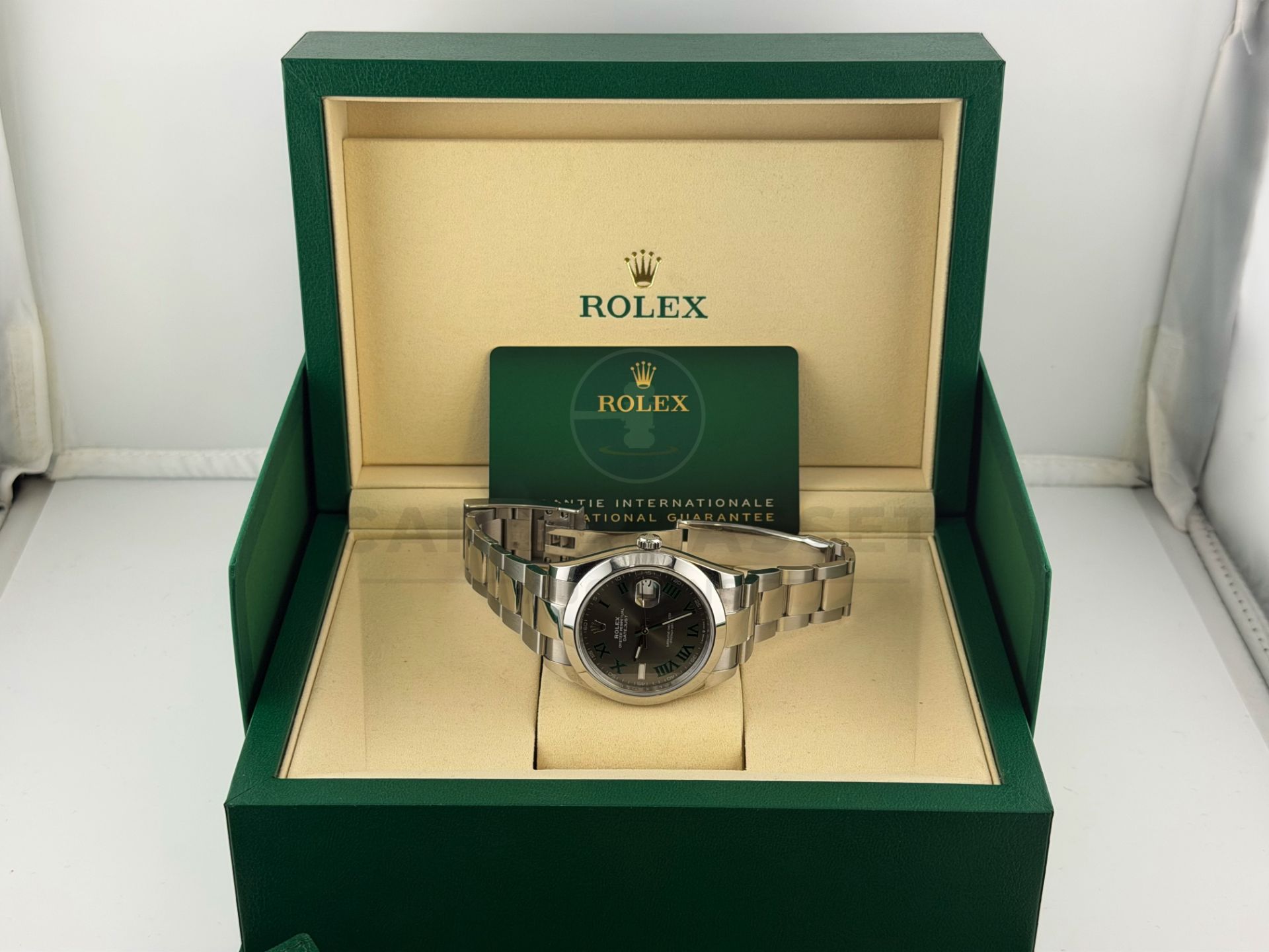 ON SALE ROLEX DATEJUST *WIMBLEDON* (JULY 2025 - NEW & UNWORN) 41MM OYSTER STEEL *GREAT INVESTMENT* - Image 26 of 29