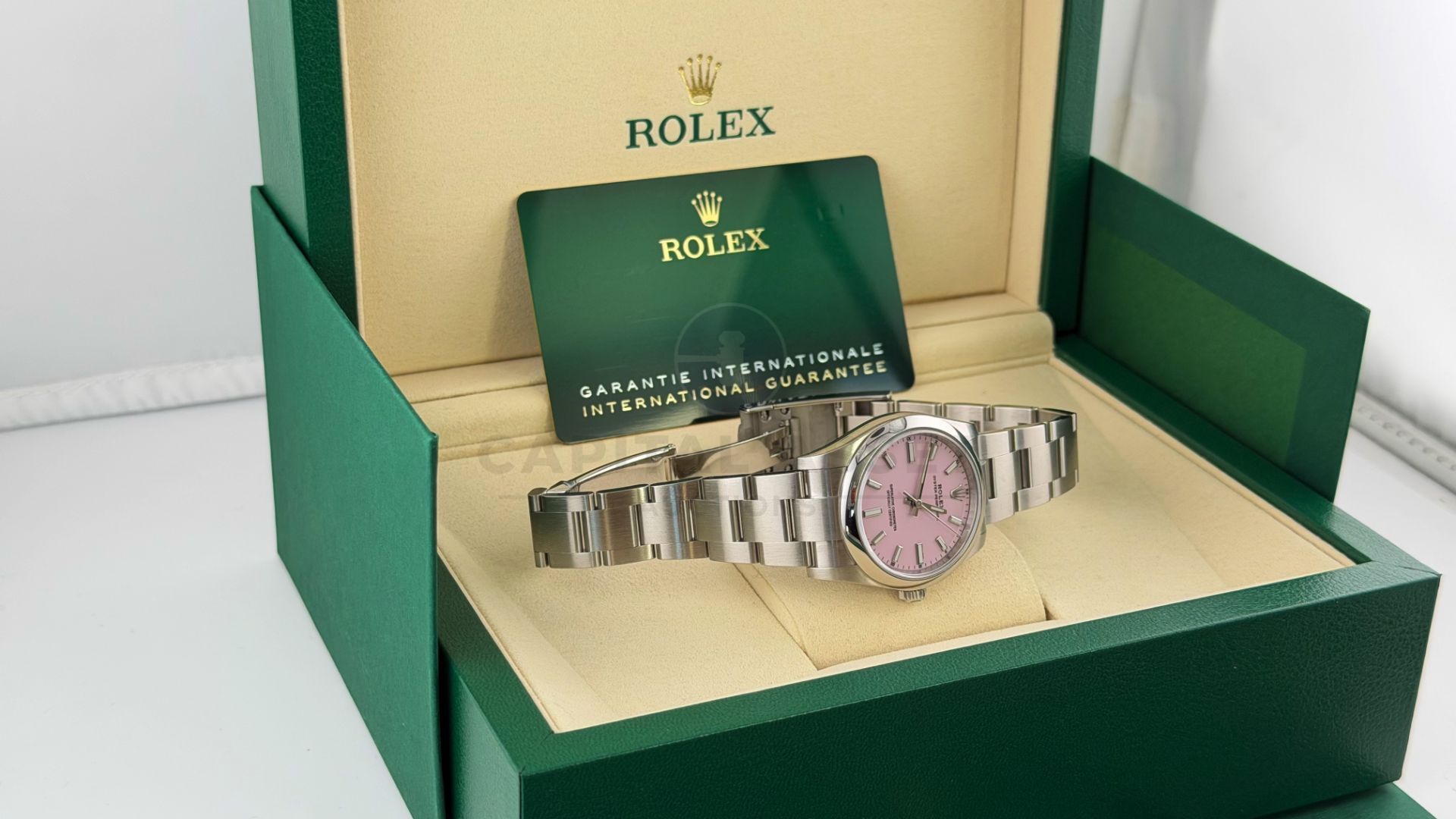 ROLEX OYSTER PERPETUAL *NOVEMBER 2025 - ALL NEW / UNWORN* CANDY PINK DIAL - OYSTER STEEL *WOW* - Image 24 of 28