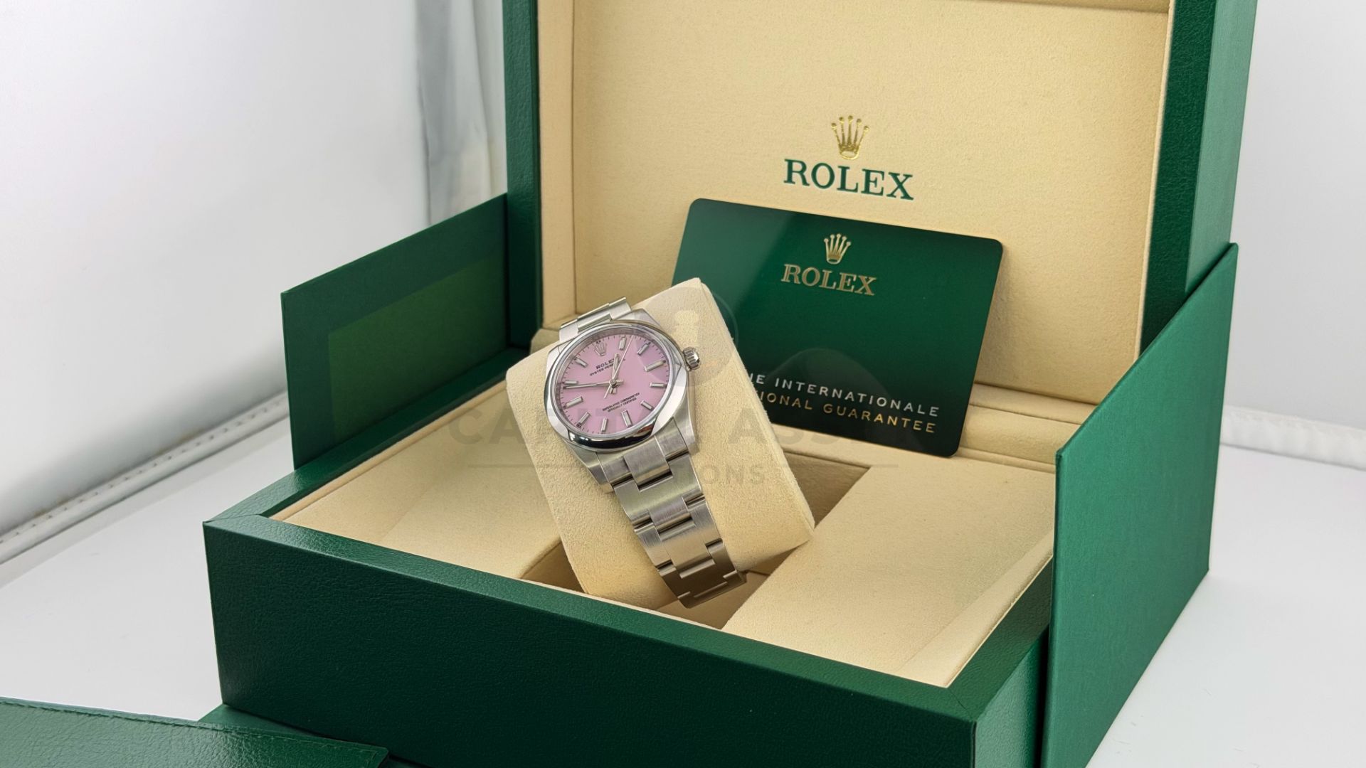 ROLEX OYSTER PERPETUAL *NOVEMBER 2025 - ALL NEW / UNWORN* CANDY PINK DIAL - OYSTER STEEL *WOW* - Image 19 of 28