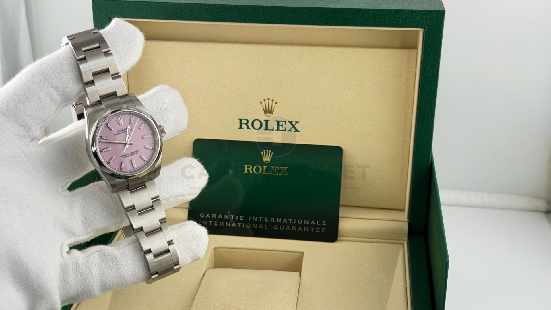 ROLEX OYSTER PERPETUAL *NOVEMBER 2025 - ALL NEW / UNWORN* CANDY PINK DIAL - OYSTER STEEL *WOW* - Image 10 of 28