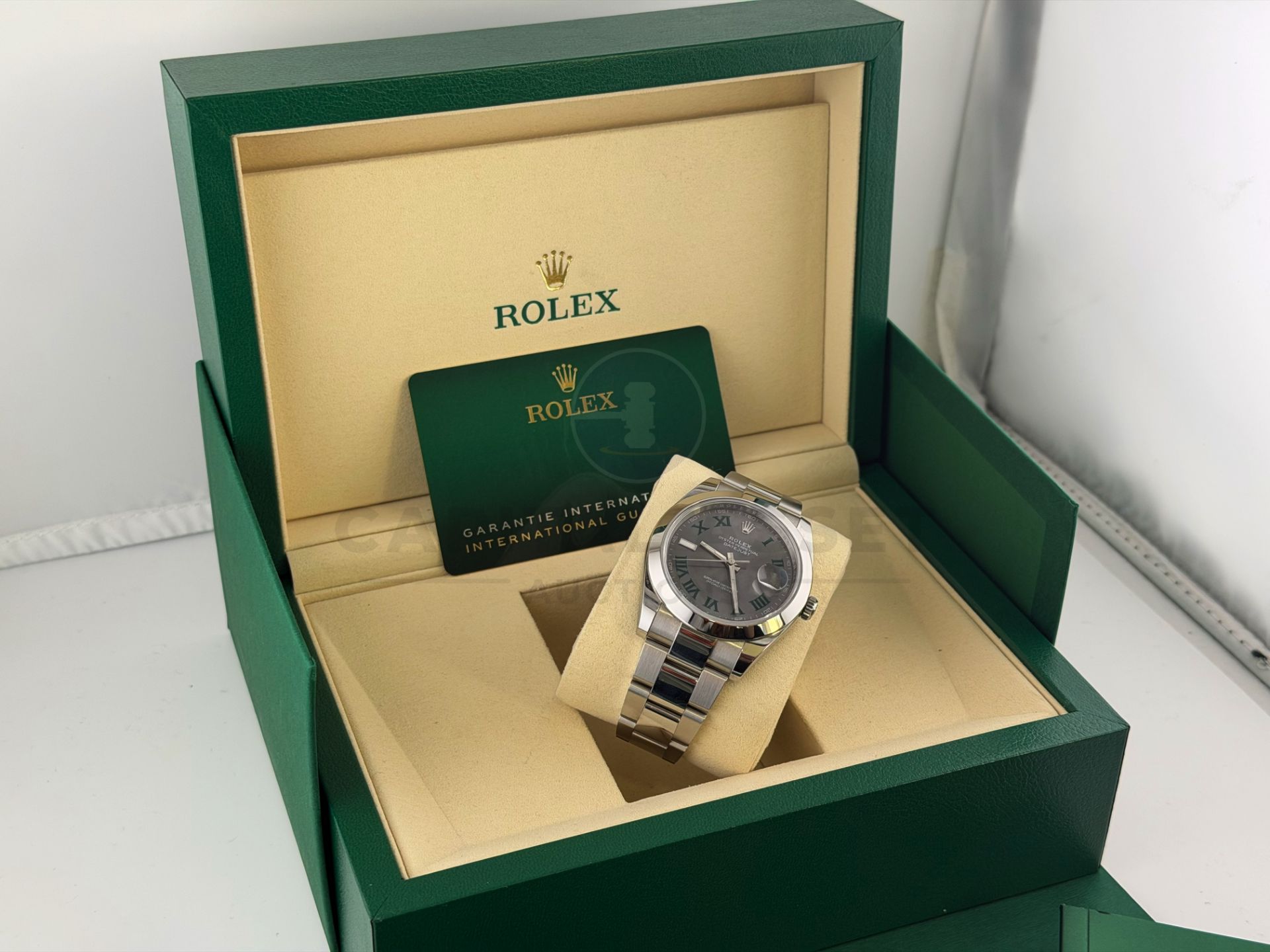 ON SALE ROLEX DATEJUST *WIMBLEDON* (JULY 2025 - NEW & UNWORN) 41MM OYSTER STEEL *GREAT INVESTMENT* - Image 21 of 29