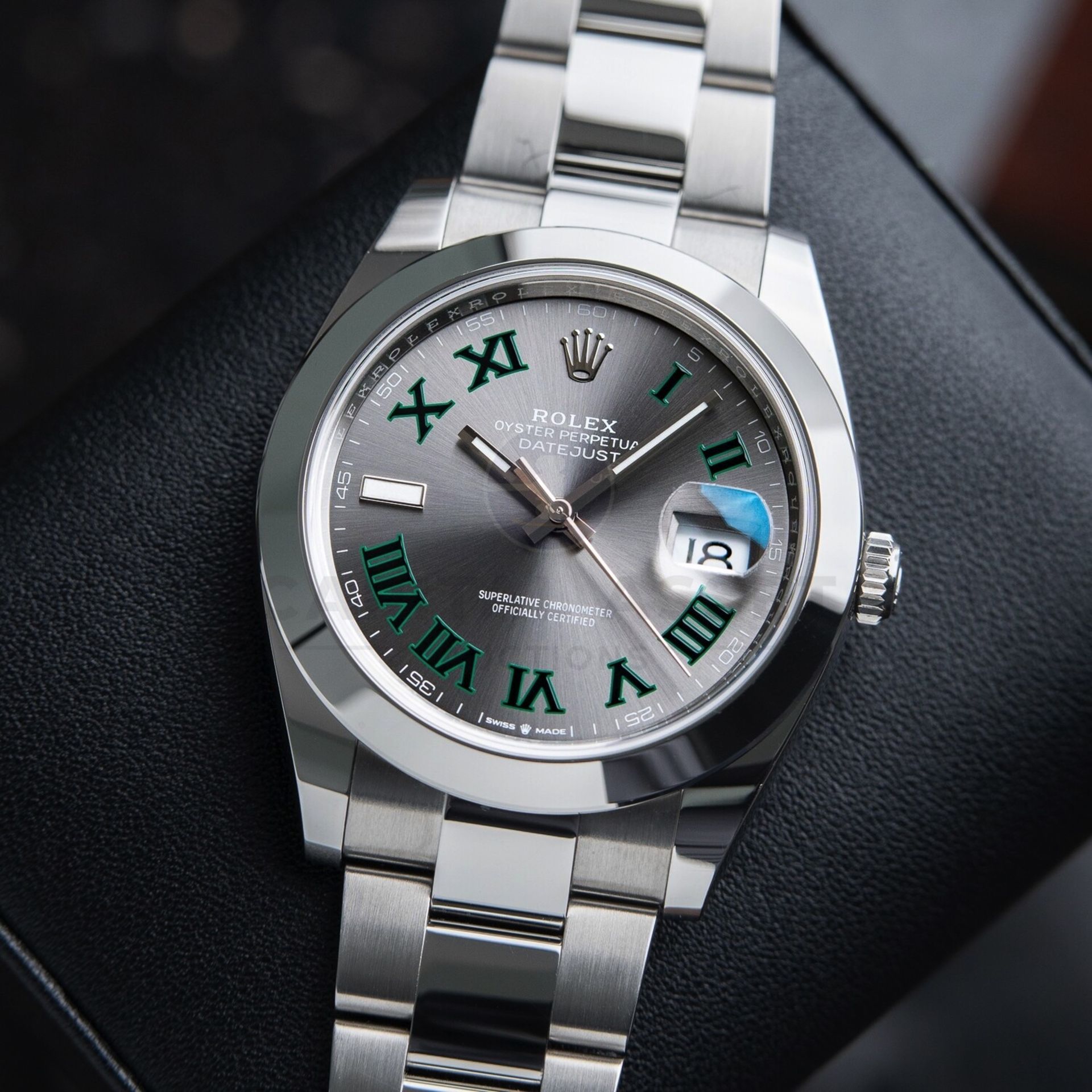 ON SALE ROLEX DATEJUST *WIMBLEDON* (JULY 2025 - NEW & UNWORN) 41MM OYSTER STEEL *GREAT INVESTMENT* - Image 4 of 29