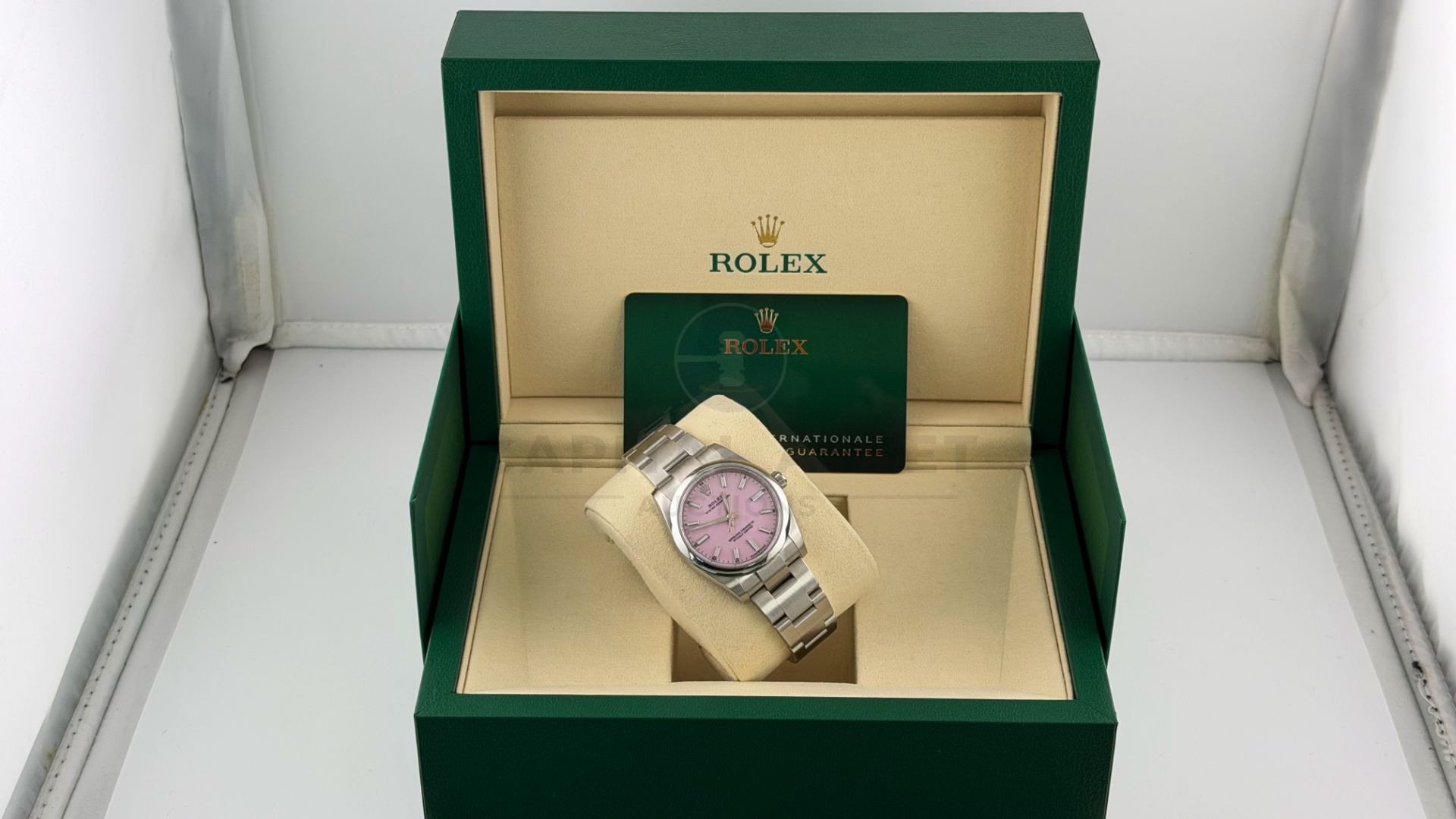 ROLEX OYSTER PERPETUAL *NOVEMBER 2025 - ALL NEW / UNWORN* CANDY PINK DIAL - OYSTER STEEL *WOW* - Image 17 of 28