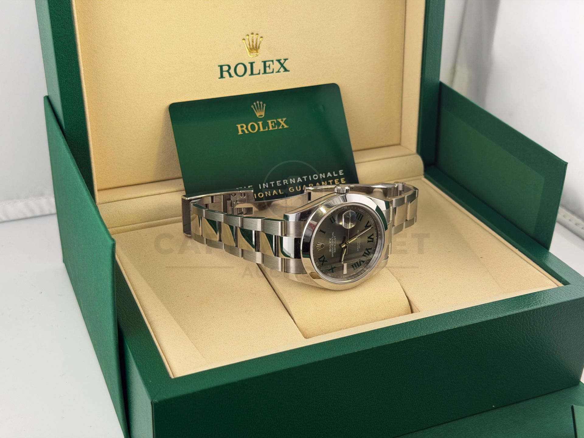 ON SALE ROLEX DATEJUST *WIMBLEDON* (JULY 2025 - NEW & UNWORN) 41MM OYSTER STEEL *GREAT INVESTMENT* - Image 27 of 29