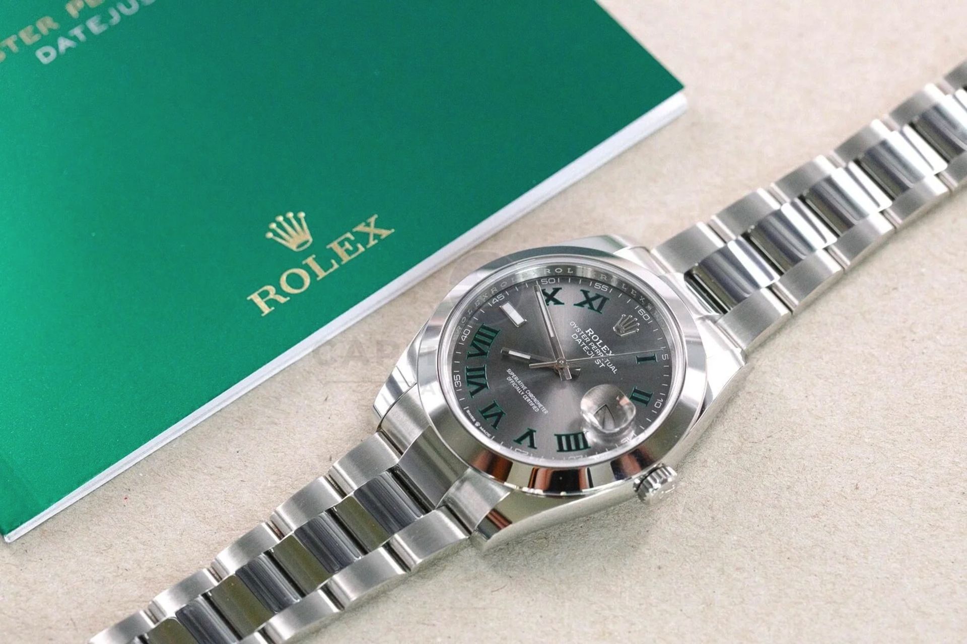 ON SALE ROLEX DATEJUST *WIMBLEDON* (JULY 2025 - NEW & UNWORN) 41MM OYSTER STEEL *GREAT INVESTMENT* - Image 3 of 29