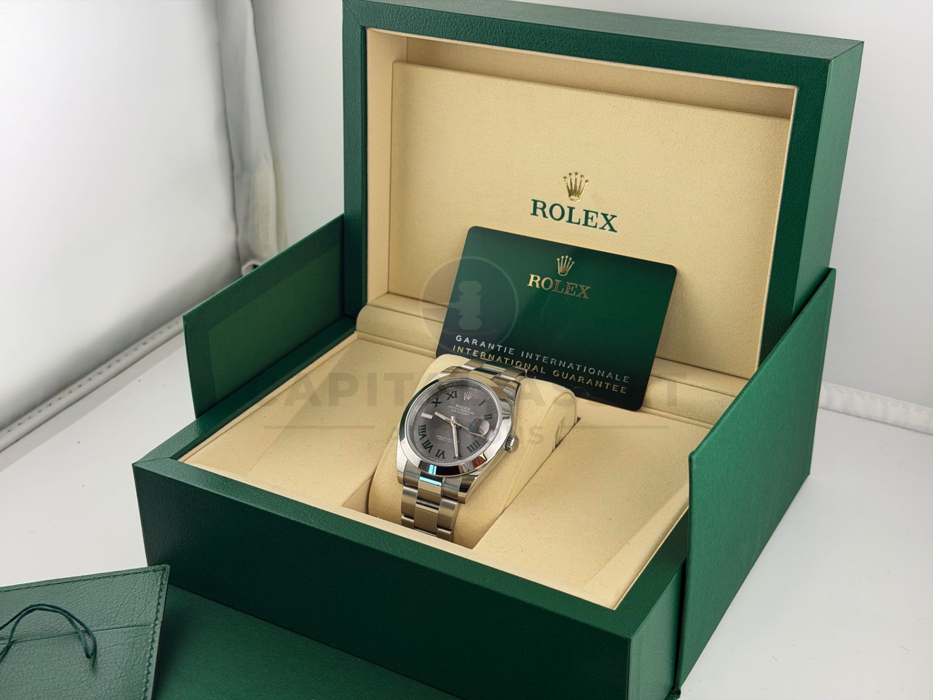 ON SALE ROLEX DATEJUST *WIMBLEDON* (JULY 2025 - NEW & UNWORN) 41MM OYSTER STEEL *GREAT INVESTMENT* - Image 16 of 29