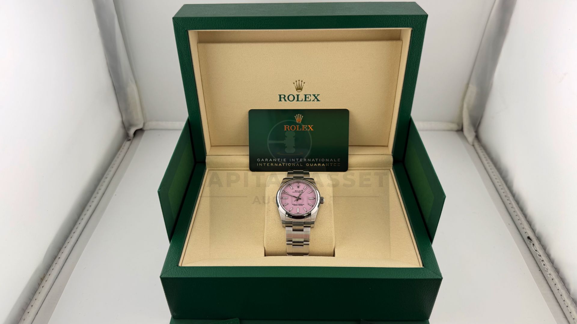 ROLEX OYSTER PERPETUAL *NOVEMBER 2025 - ALL NEW / UNWORN* CANDY PINK DIAL - OYSTER STEEL *WOW* - Image 12 of 28