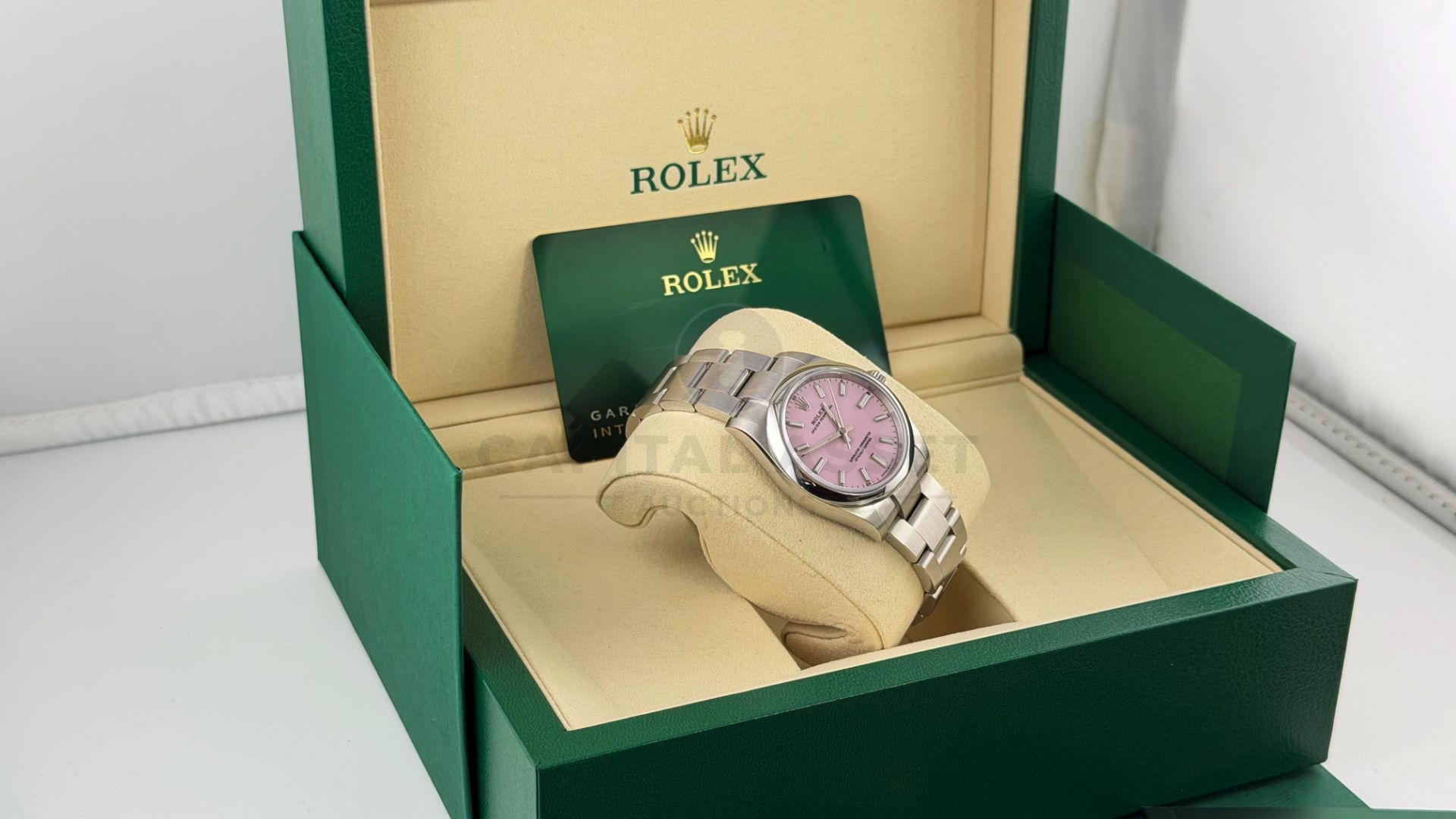 ROLEX OYSTER PERPETUAL *NOVEMBER 2025 - ALL NEW / UNWORN* CANDY PINK DIAL - OYSTER STEEL *WOW* - Image 18 of 28