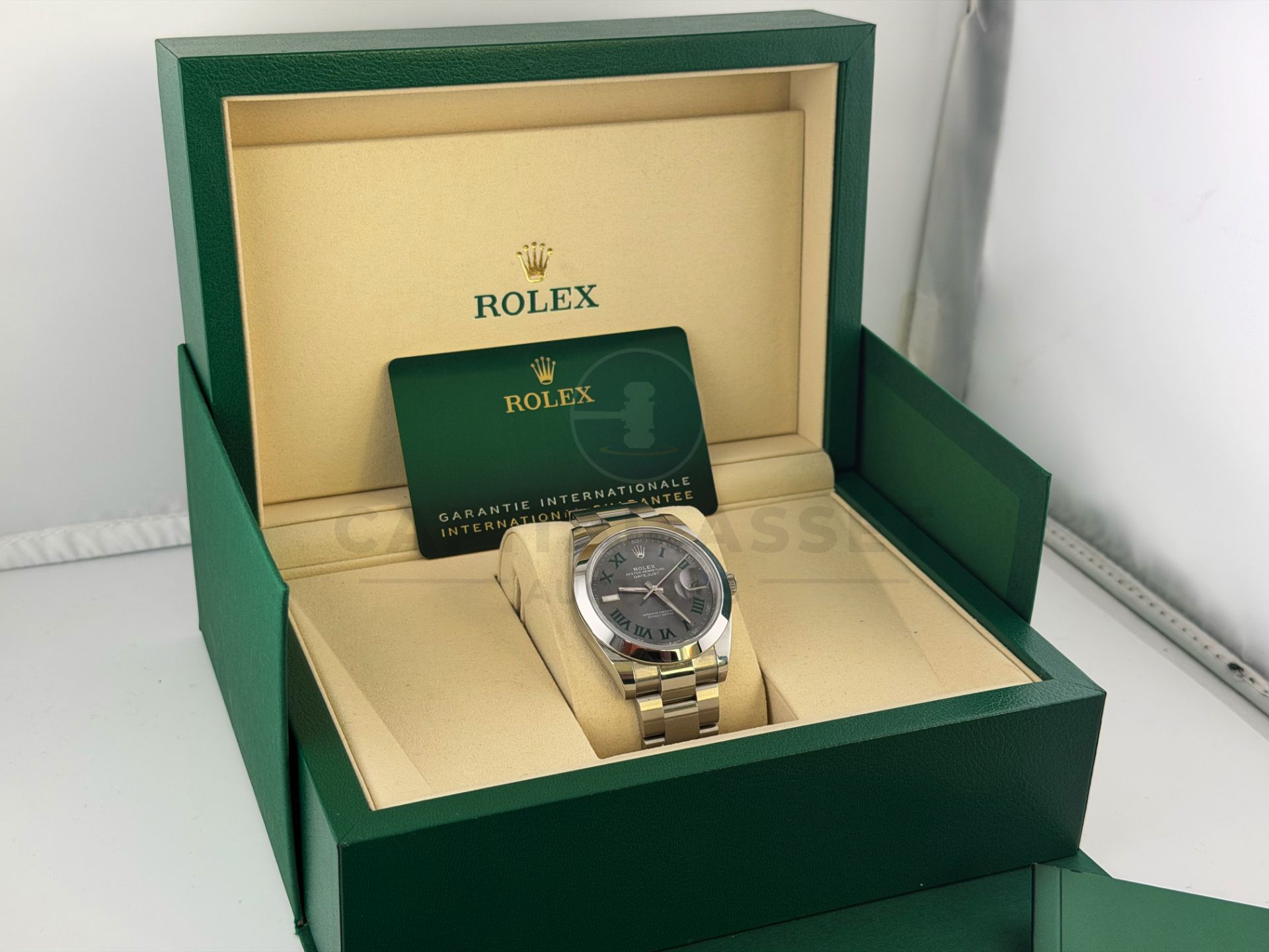 ON SALE ROLEX DATEJUST *WIMBLEDON* (JULY 2025 - NEW & UNWORN) 41MM OYSTER STEEL *GREAT INVESTMENT* - Image 14 of 29