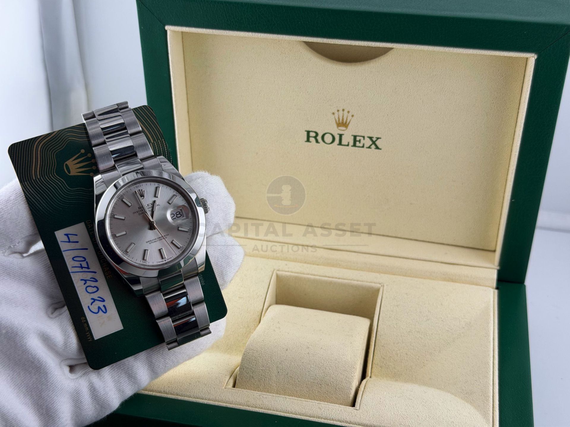 ROLEX DATEJUST *41MM SILVER DIAL* (2023) OYSTER STEEL *WOW* (NO VAT - SAVE 20%) - Image 10 of 27