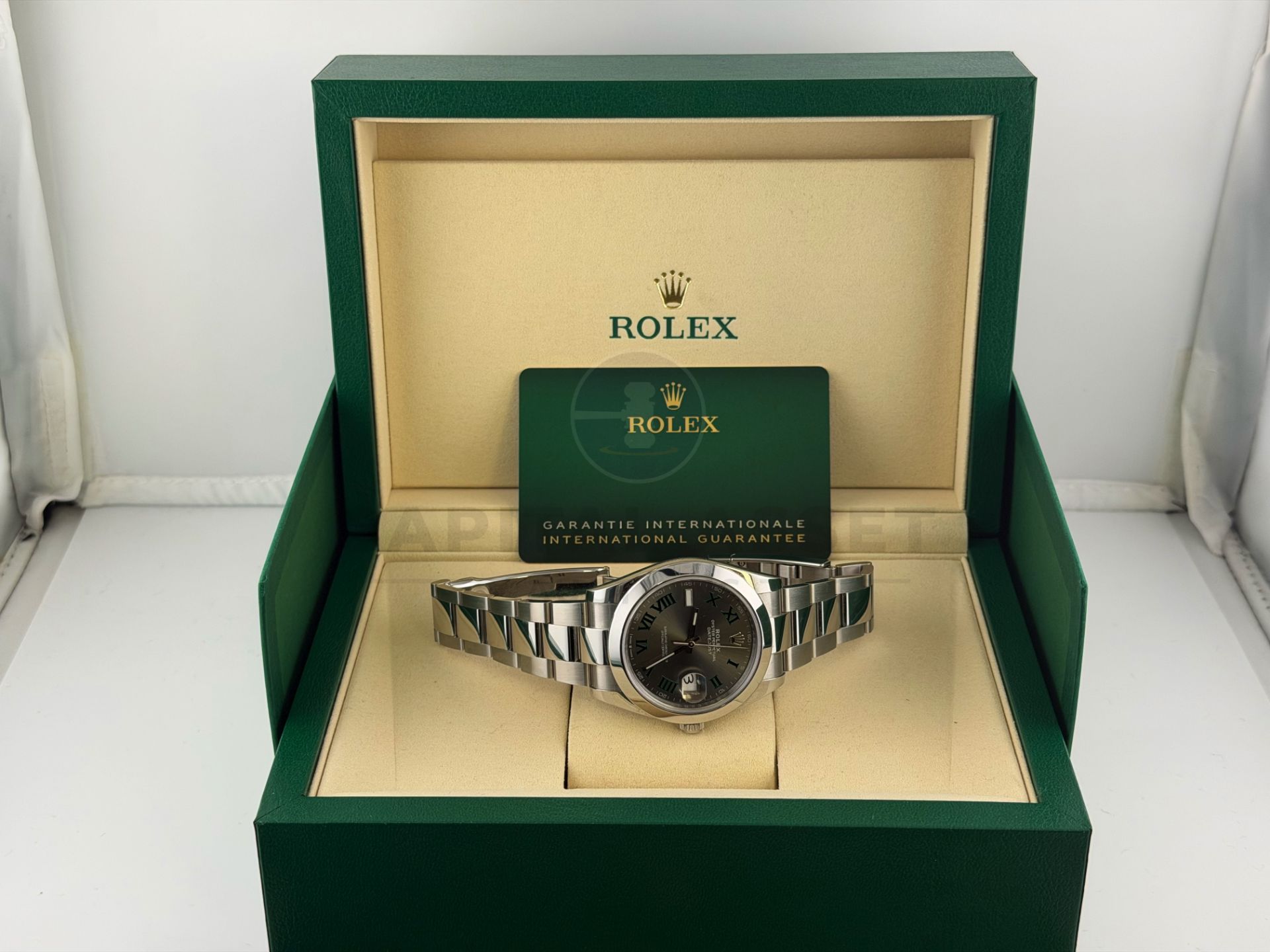 ON SALE ROLEX DATEJUST *WIMBLEDON* (JULY 2025 - NEW & UNWORN) 41MM OYSTER STEEL *GREAT INVESTMENT* - Image 23 of 29