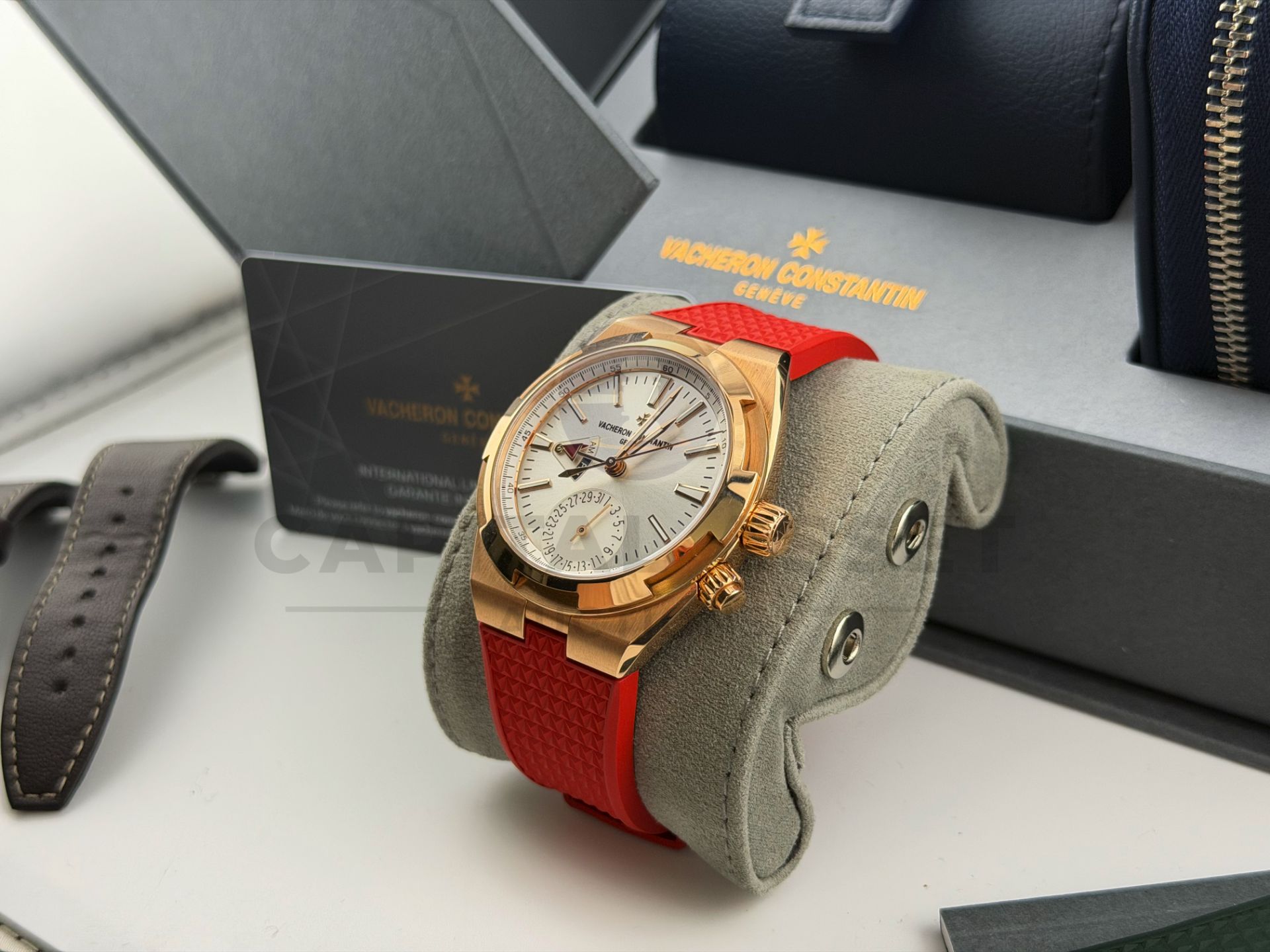 VACHERON CONSTANTIN OVERSEAS DUAL-TIME *18CT PINK GOLD* (2025) 41MM SILVER TONED SUNBURST DIAL - Image 19 of 25