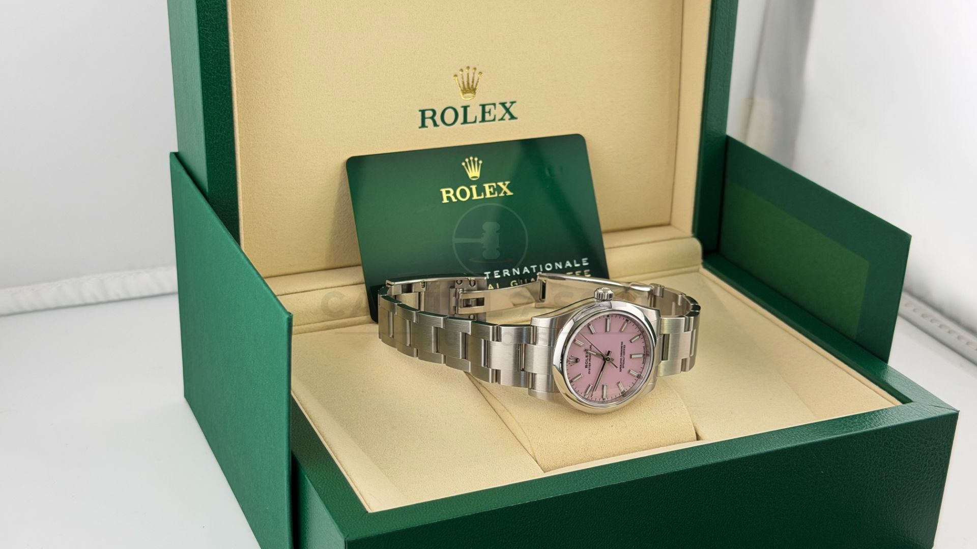 ROLEX OYSTER PERPETUAL *NOVEMBER 2025 - ALL NEW / UNWORN* CANDY PINK DIAL - OYSTER STEEL *WOW* - Image 28 of 28