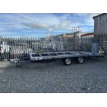PRG TWIN AXEL RECOVERY TRAILER (2024) 19ft LONG - 1 OWNER - TILT BED WITH LOADING RAMPS