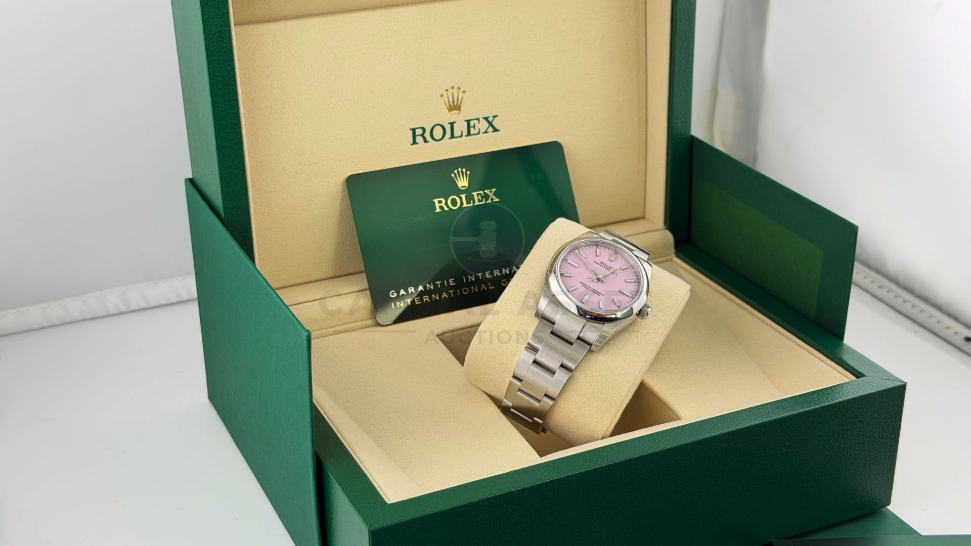 ROLEX OYSTER PERPETUAL *NOVEMBER 2025 - ALL NEW / UNWORN* CANDY PINK DIAL - OYSTER STEEL *WOW* - Image 21 of 28
